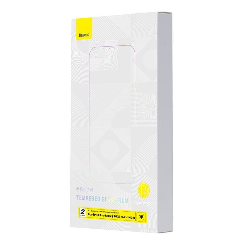 Baseus Crystal Tempered Glass 0.3mm for iPhone 14 Plus|13 Pro Max (2pcs) hind ja info | Ekraani kaitseklaasid ja kaitsekiled | hansapost.ee