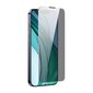 Baseus Crystal Tempered Glass Dust-proof with Privacy Filter 0.3mm for iPhone 14 Plus|13 Pro Max (1pc) hind ja info | Ekraani kaitseklaasid ja kaitsekiled | hansapost.ee