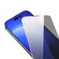 Baseus Crystal Tempered Glass Dust-proof with Privacy Filter 0.3mm for iPhone 14 Pro Max (1pc) hind ja info | Ekraani kaitseklaasid ja kaitsekiled | hansapost.ee