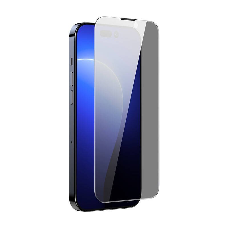 Baseus Crystal Tempered Glass Dust-proof with Privacy Filter 0.3mm for iPhone 14 Pro Max (1pc) цена и информация | Ekraani kaitseklaasid ja kaitsekiled | hansapost.ee