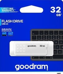 GOODRAM USB 2.0 флэш-накопитель 32 ГБ, Белый цена и информация | USB накопители | hansapost.ee
