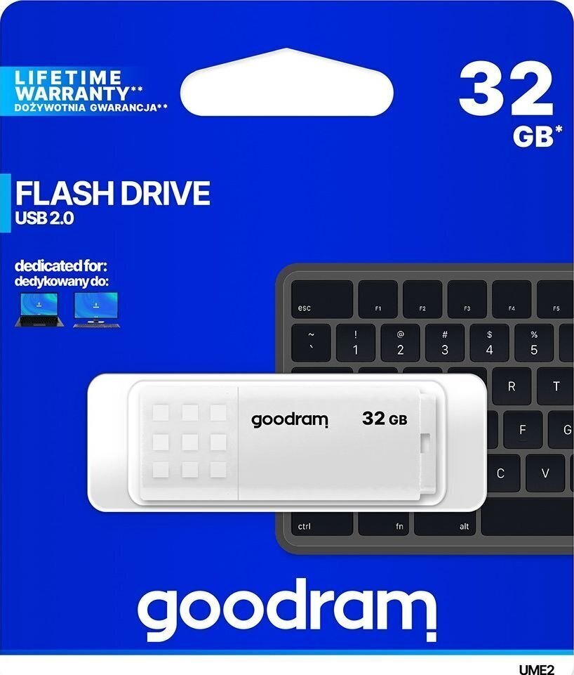 GOODRAM UME2-0320W0R11 GOODRAM memory US цена и информация | Mälupulgad | hansapost.ee