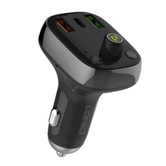 FM transmitter LDNIO C704Q with Bluetooth, 2x USB + USB-C, microSD / TF (black) цена и информация | FM модуляторы, FM трансмиттер | hansapost.ee