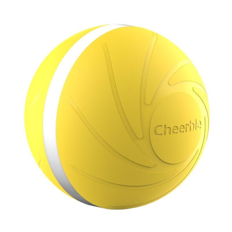 Interactive ball for dogs and cats Cheerble W1 (Yellow) hind ja info | Koerte mänguasjad | hansapost.ee