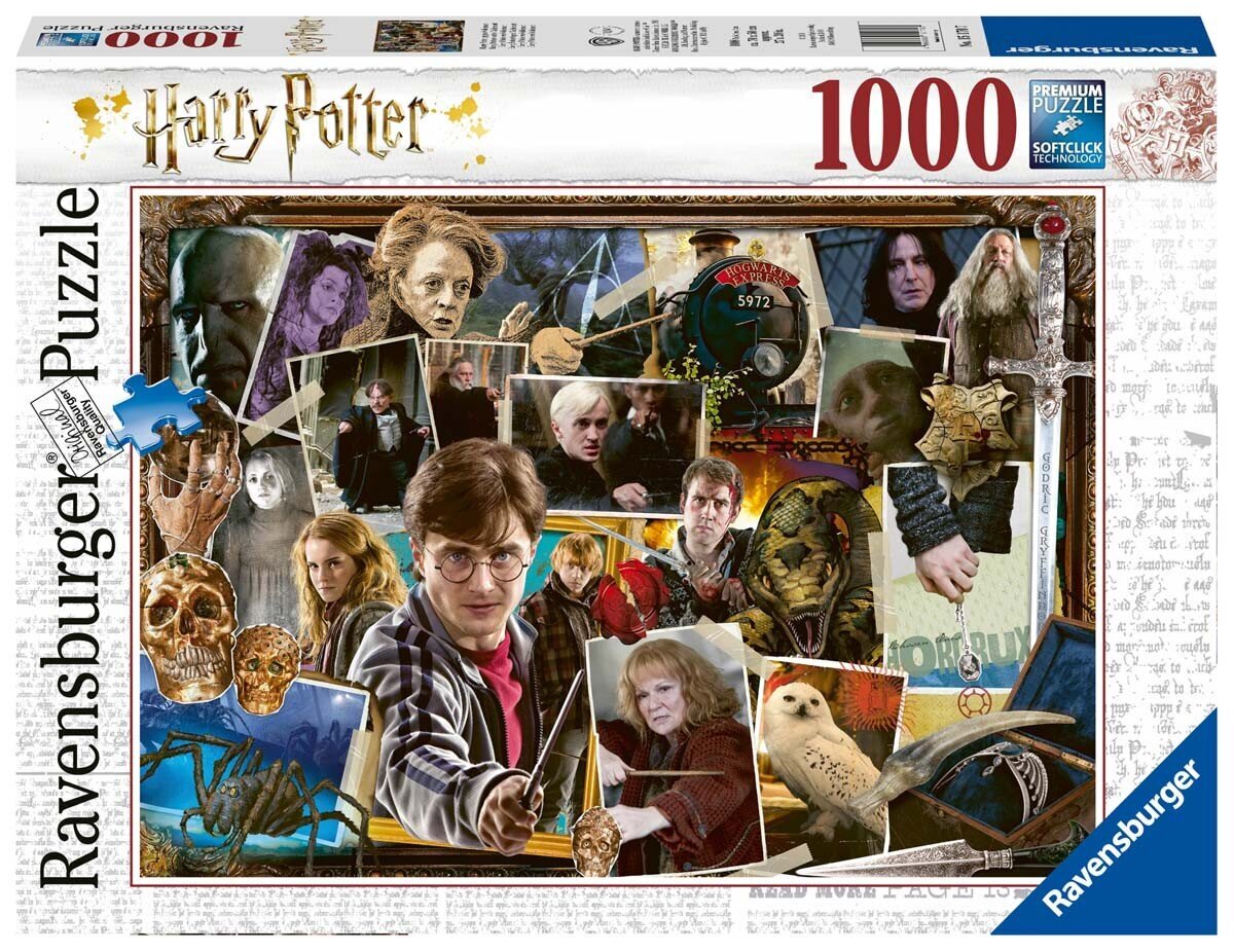 Pusle Harry Potter vs Voldemort 1000 tk hind ja info | Pusled lastele ja täiskasvanutele | hansapost.ee