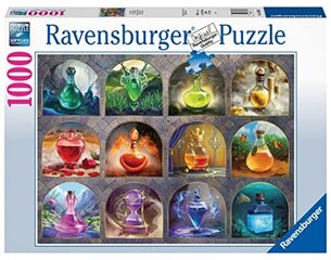 Pusle Ravensburger Võlujoogid, 1000 tk. hind ja info | Pusled lastele ja täiskasvanutele | hansapost.ee