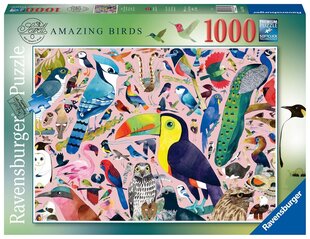 Пазл Ravensburger: необычные птицы, 1000 д. цена и информация | Пазлы | hansapost.ee