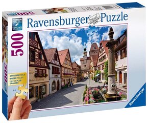 Ravensburgeri pusle Rothenburg O.D.T. 500p 13607 hind ja info | Pusled lastele ja täiskasvanutele | hansapost.ee