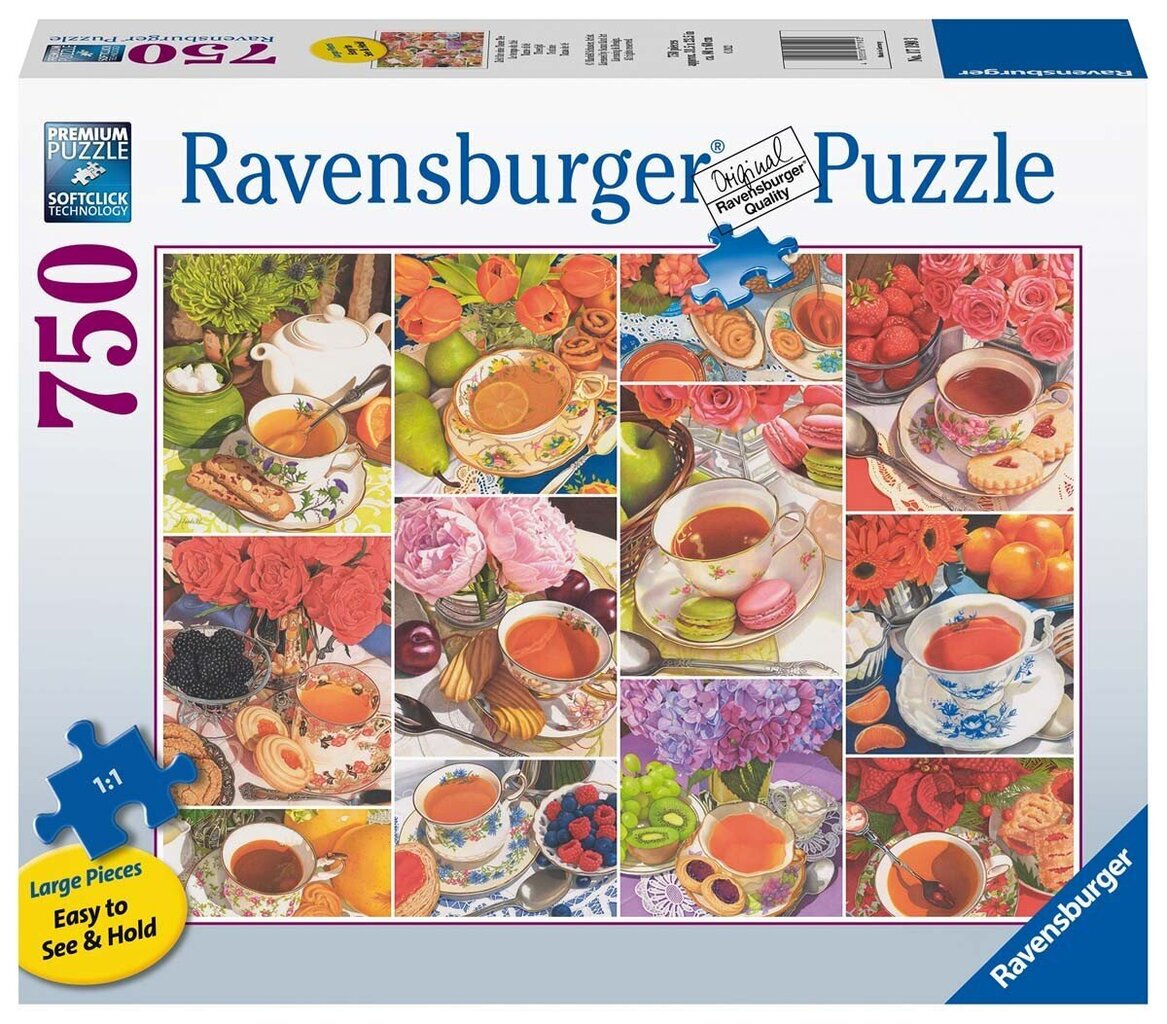 Ravensburgeri pusle Teatime 750tk 17190 цена и информация | Pusled lastele ja täiskasvanutele | hansapost.ee