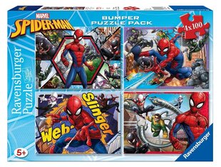 Пазл Ravensburger Spiderman/Человек-паук, 6914, 4х100 д. цена и информация | Пазлы | hansapost.ee