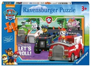 Ravensburgeri pusle Paw Patrol 35P 8617 price and information | Pusled lastele ja täiskasvanutele | hansapost.ee