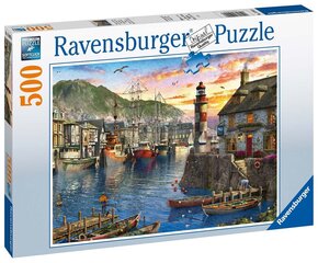 Ravensburgeri pusle Päikesetõusu sadamas 500tk 15045 hind ja info | Pusled lastele ja täiskasvanutele | hansapost.ee