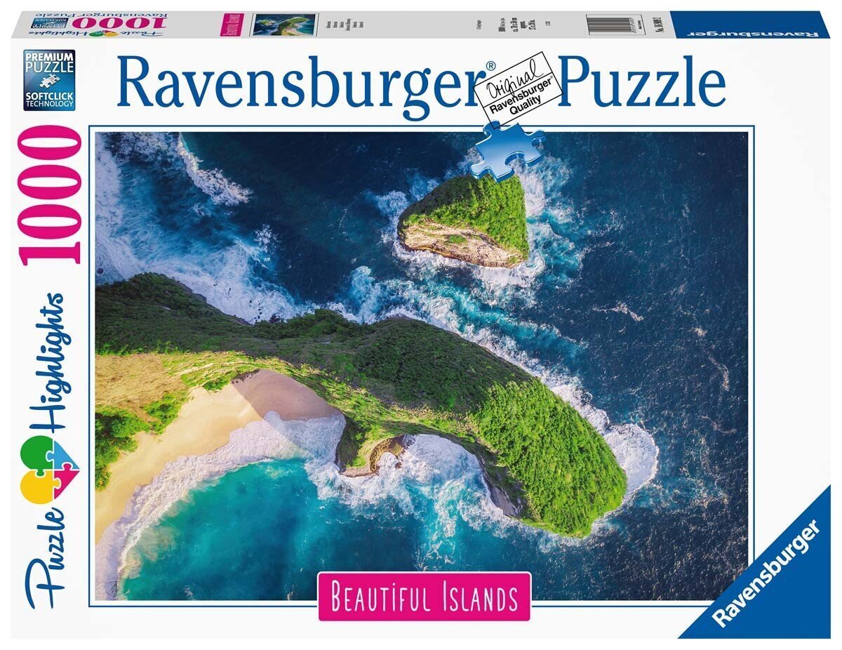 Ravensburgeri pusle Beautiful Islands: Indoneesia 1000tk 16909 цена и информация | Pusled lastele ja täiskasvanutele | hansapost.ee