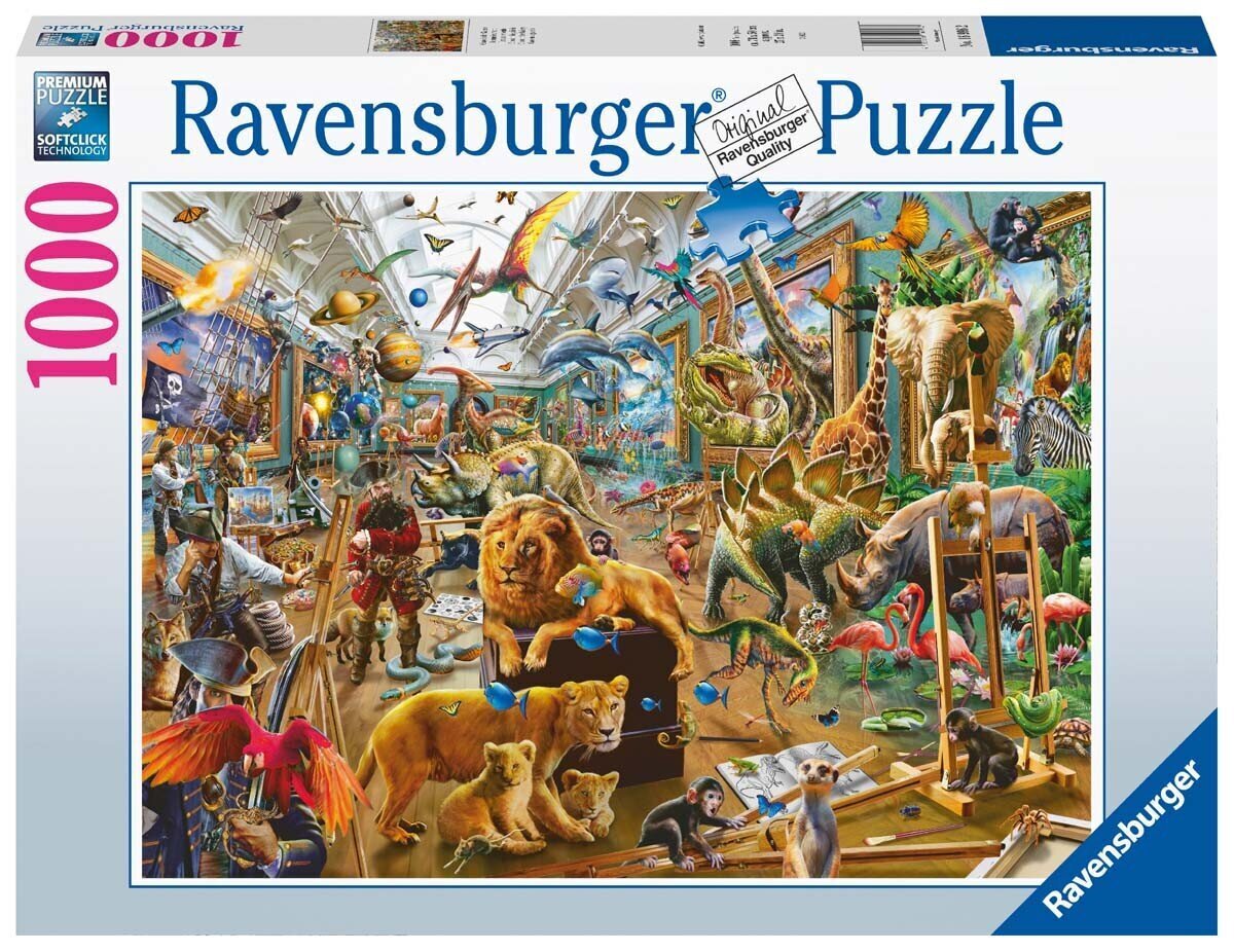 Ravensburgeri pusle Kaos galeriis 1000 tk 16996 цена и информация | Pusled lastele ja täiskasvanutele | hansapost.ee