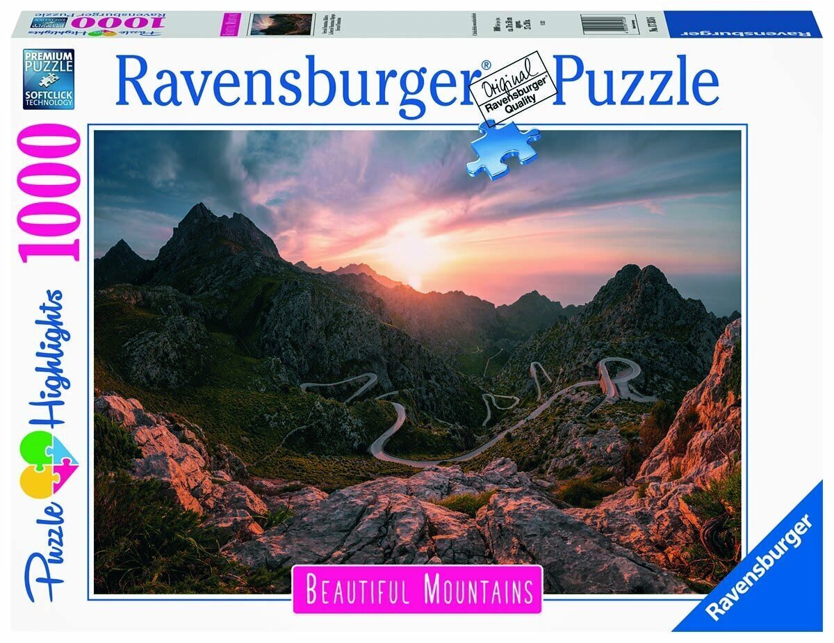 Ravenburger Pusle 1000 tükki Serra de Tramuntana 17313 hind ja info | Pusled lastele ja täiskasvanutele | hansapost.ee