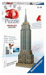 Ravensburgeri 3D pusle 11271 Mini Empire State Building 54 tükki 8 -aastaselt, multivologeeritud hind ja info | Pusled lastele ja täiskasvanutele | hansapost.ee