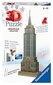 Ravensburgeri 3D pusle 11271 Mini Empire State Building 54 tükki 8 -aastaselt, multivologeeritud цена и информация | Pusled lastele ja täiskasvanutele | hansapost.ee