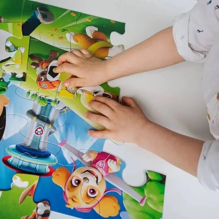 Pusle 24 elementi Super Maxi seiklused Paw Patrol hind ja info | Pusled lastele ja täiskasvanutele | hansapost.ee