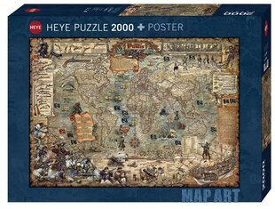 Пазл 2000 элементов - Мир пиратов цена и информация | Пазлы | hansapost.ee