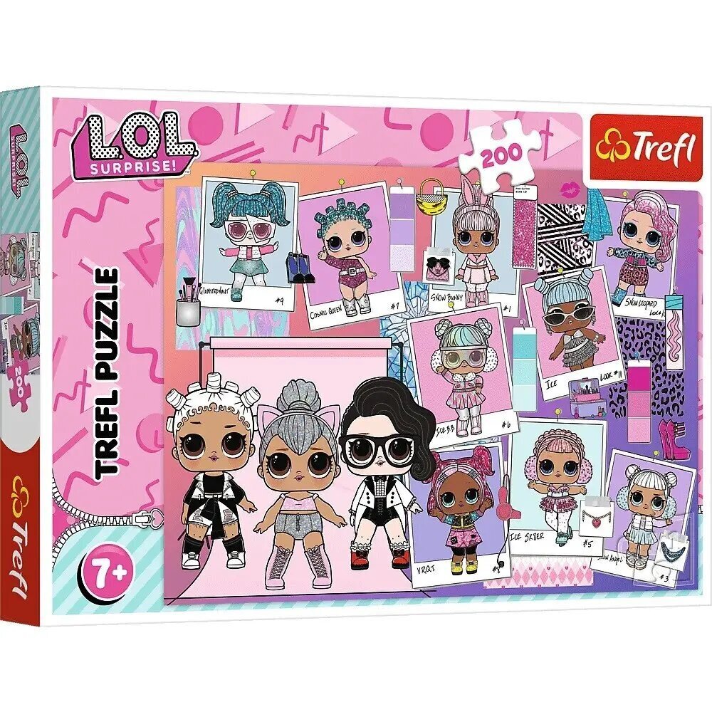 Pusle 200 osa, L.O.L Surprise Lovely Dolls hind ja info | Pusled lastele ja täiskasvanutele | hansapost.ee