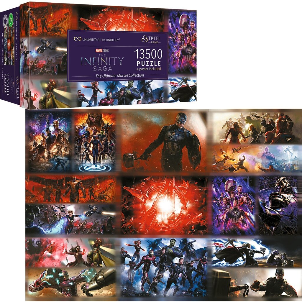 Puzzle 13500 Ultimate Marvel kollektsioon UFT Trefl цена и информация | Pusled lastele ja täiskasvanutele | hansapost.ee