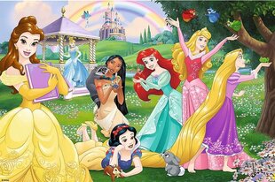 Kahepoolne pusle Super Maxi Disney Happy Princesses 3in1 24 tükki hind ja info | Pusled lastele ja täiskasvanutele | hansapost.ee