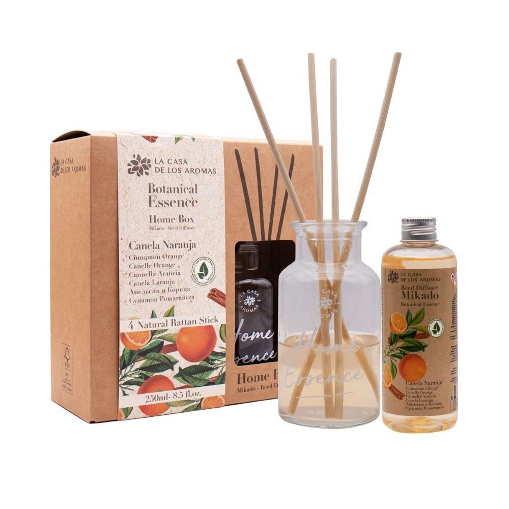 Kodulõhnastaja La Casa de los Aromas Botanical Essence Oranž Kaneel hind ja info | Lõhnapulgad ja kodulõhnastajad | hansapost.ee