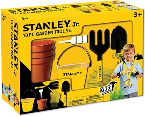 Stanley Jr. Набор садовых инструментов из 10 предметов цена и информация | Игры на открытом воздухе | hansapost.ee