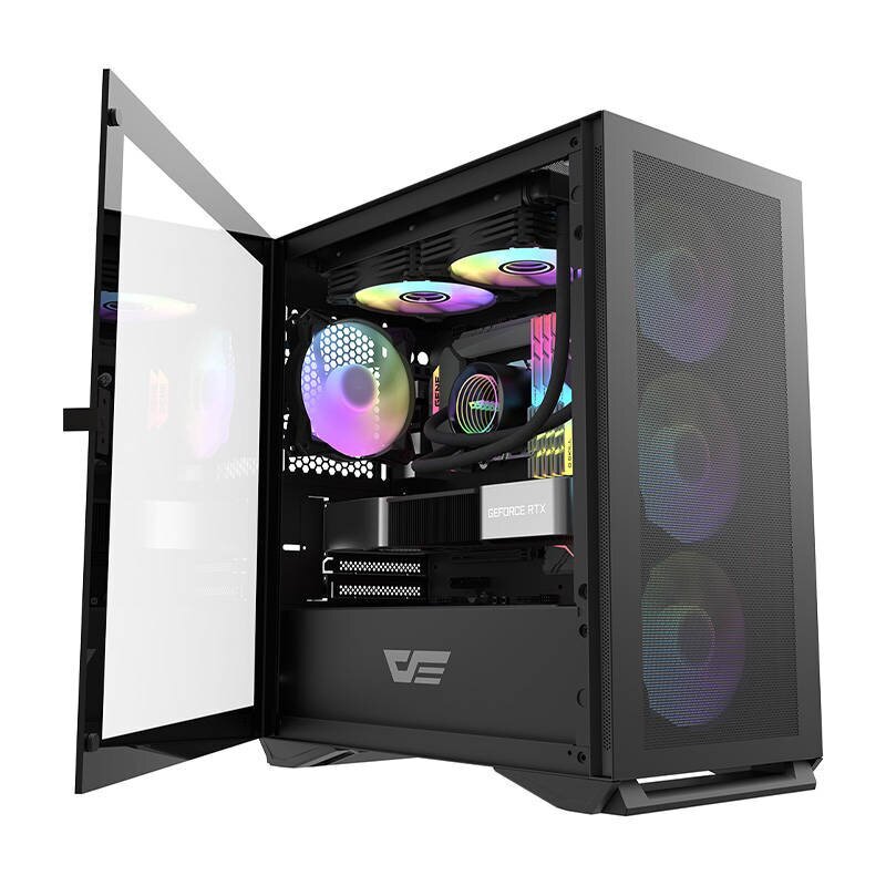 Darkflash DLM200 computer case (black) hind ja info | Arvutikorpused | hansapost.ee