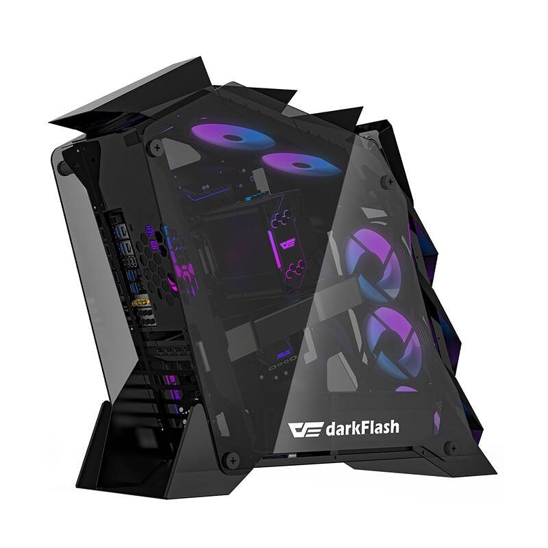 Darkflash K2 computer case (black) цена и информация | Arvutikorpused | hansapost.ee