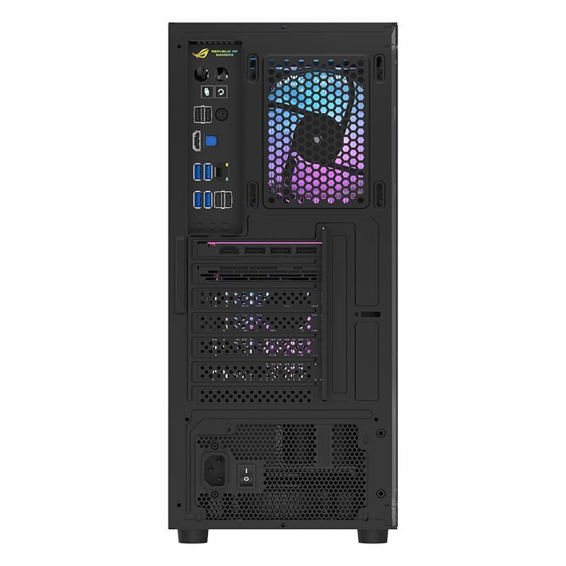 Darkflash A290 computer case + 3 fans (black) hind ja info | Arvutikorpused | hansapost.ee