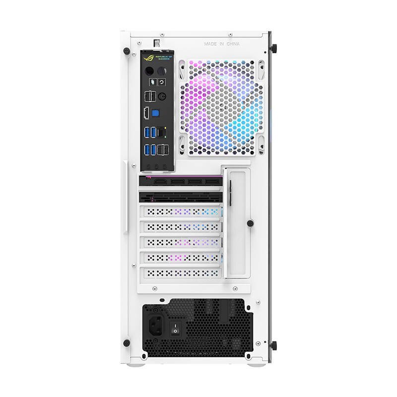 Darkflash DK351 computer case + 4 fans (white) цена и информация | Arvutikorpused | hansapost.ee