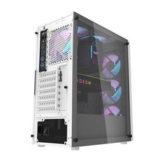 Darkflash DK351 computer case + 4 fans (white) hind ja info | Arvutikorpused | hansapost.ee