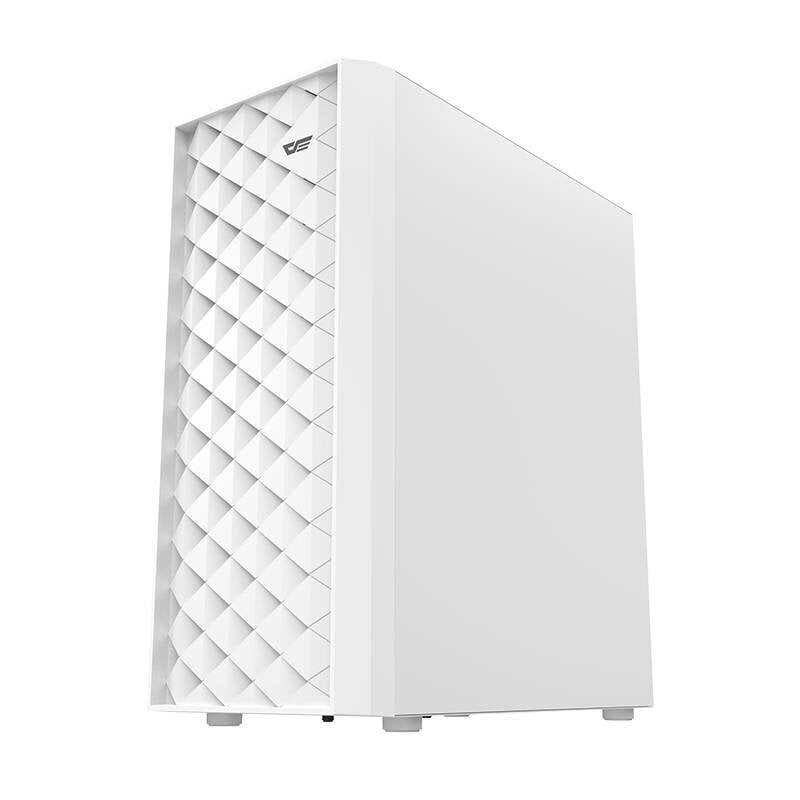 Darkflash DK351 computer case + 4 fans (white) hind ja info | Arvutikorpused | hansapost.ee