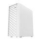 Darkflash DK351 computer case + 4 fans (white) цена и информация | Arvutikorpused | hansapost.ee