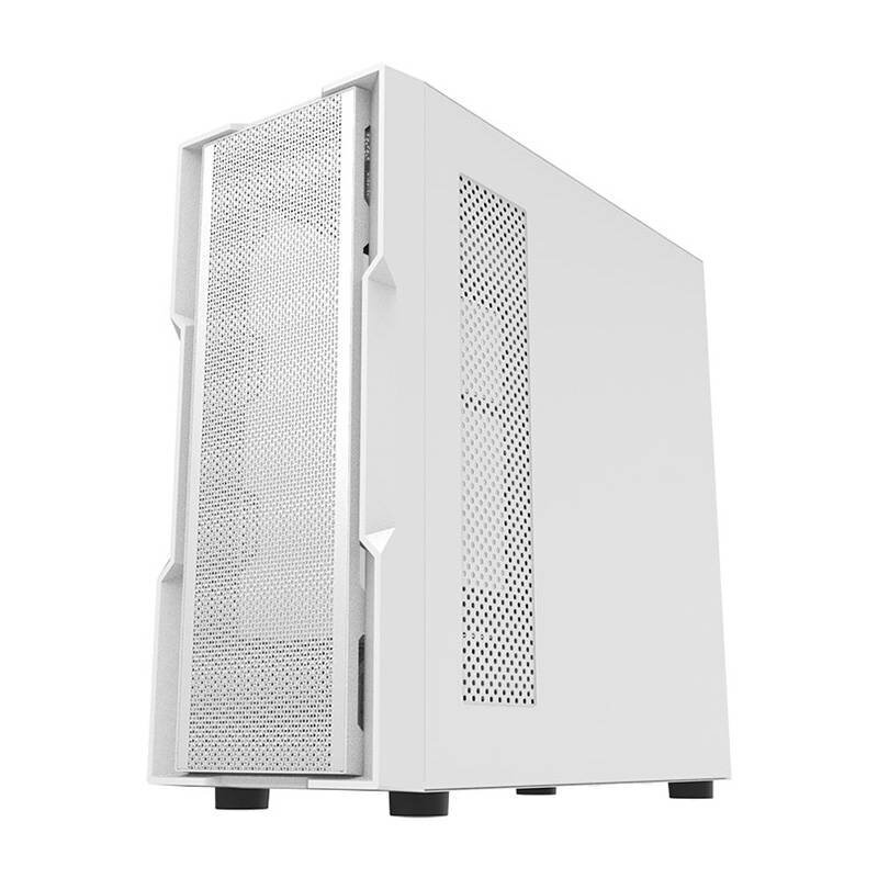 Darkflash DK431 computer case + 4 fans (white) цена и информация | Arvutikorpused | hansapost.ee