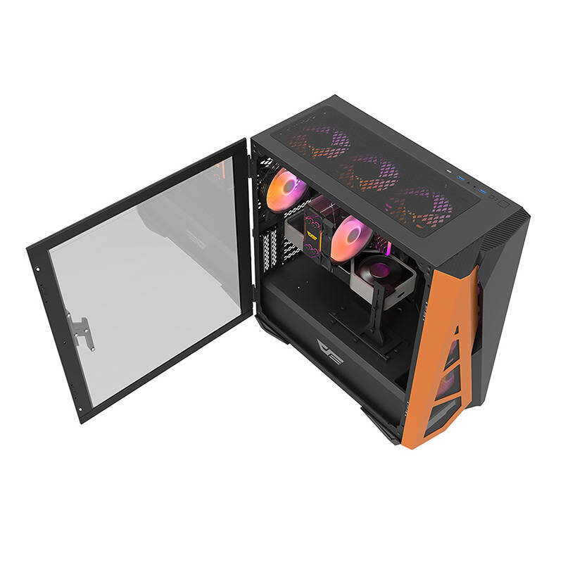 Darkflash DLZ31 Mesh Computer case (Black) цена и информация | Arvutikorpused | hansapost.ee