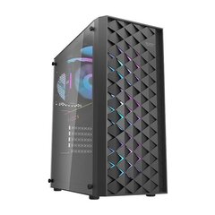 Darkflash DK351 computer case + 4 fans (black) hind ja info | Arvutikorpused | hansapost.ee