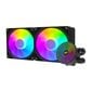 Darkflash DC240 ARGB 2x 120x120 PC Water Cooling 2x 120x120 (Black) цена и информация | Protsessori jahutid | hansapost.ee