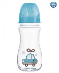 Laia kaelaga antikoolne pudel Canpol Babies EasyStart 35/221, 240 ml, sinine hind ja info | Lutipudelid ja tarvikud | hansapost.ee