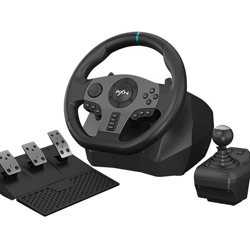 Gaming Wheel PXN-V9 (PC / PS3 / PS4 / XBOX ONE / XBOX SERIES S&X / SWITCH) цена и информация | Mänguroolid | hansapost.ee