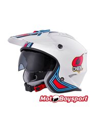 Кроссовый шлем O'Neal Volt MN1 Solid, белый цвет цена и информация | Шлемы для мотоциклистов | hansapost.ee