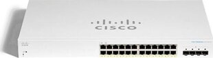 Cisco CBS220-24P-4G-EU цена и информация | Коммутаторы (Switch) | hansapost.ee