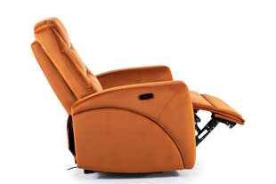 Кресло для гостиной Signal Kronos Velvet, оранжевый цвет цена и информация | Кресла | hansapost.ee