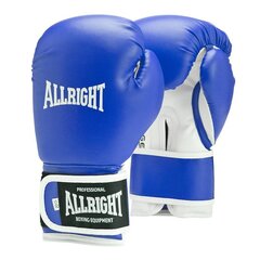 Боксерские перчатки Allright Power Gel, 10 унций, синие цена и информация | Бокс | hansapost.ee
