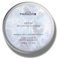 Juuksemask We are Paradoxx Detox Vegan Keratin Restorative, 200 ml hind ja info | Palsamid | hansapost.ee