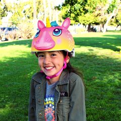 Детский велосипедный шлем C-Preme Super Rainbow Corn, розовый цена и информация | Шлемы | hansapost.ee