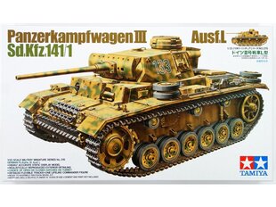 Сборная пластиковая модель Tamiya - Panzerkampfwagen III - Ausf. L (Sd.Kfz. 141/1), 35215 цена и информация | Конструкторы и кубики | hansapost.ee