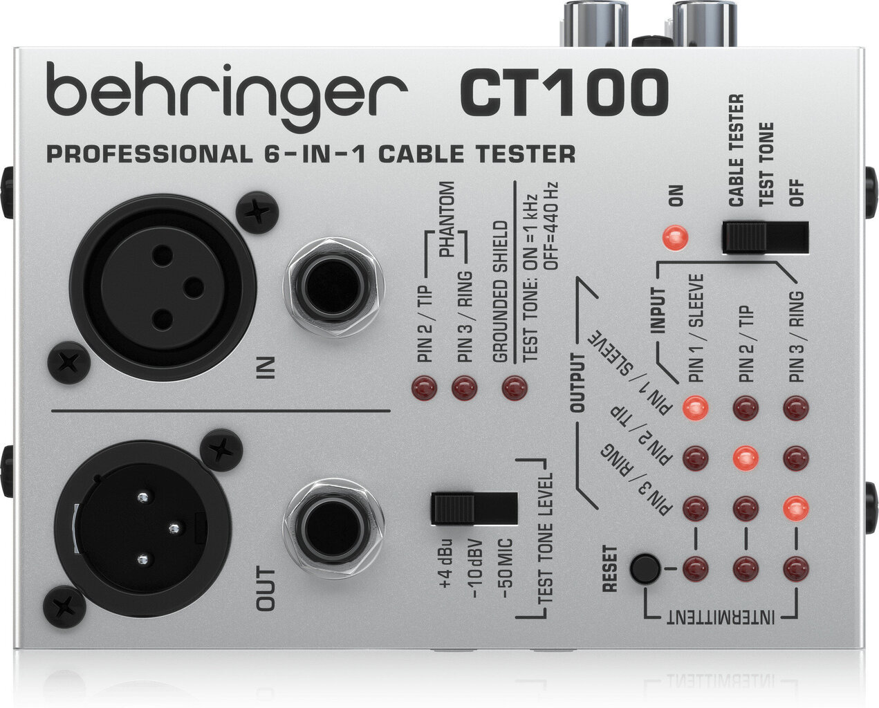 Kaablitester Behringer CT100 цена и информация | Muusikainstrumentide tarvikud | hansapost.ee