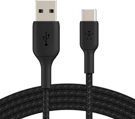 Belkin Boost Charge, USB-A/USB-C, 0.15 м цена и информация | Кабели и провода | hansapost.ee